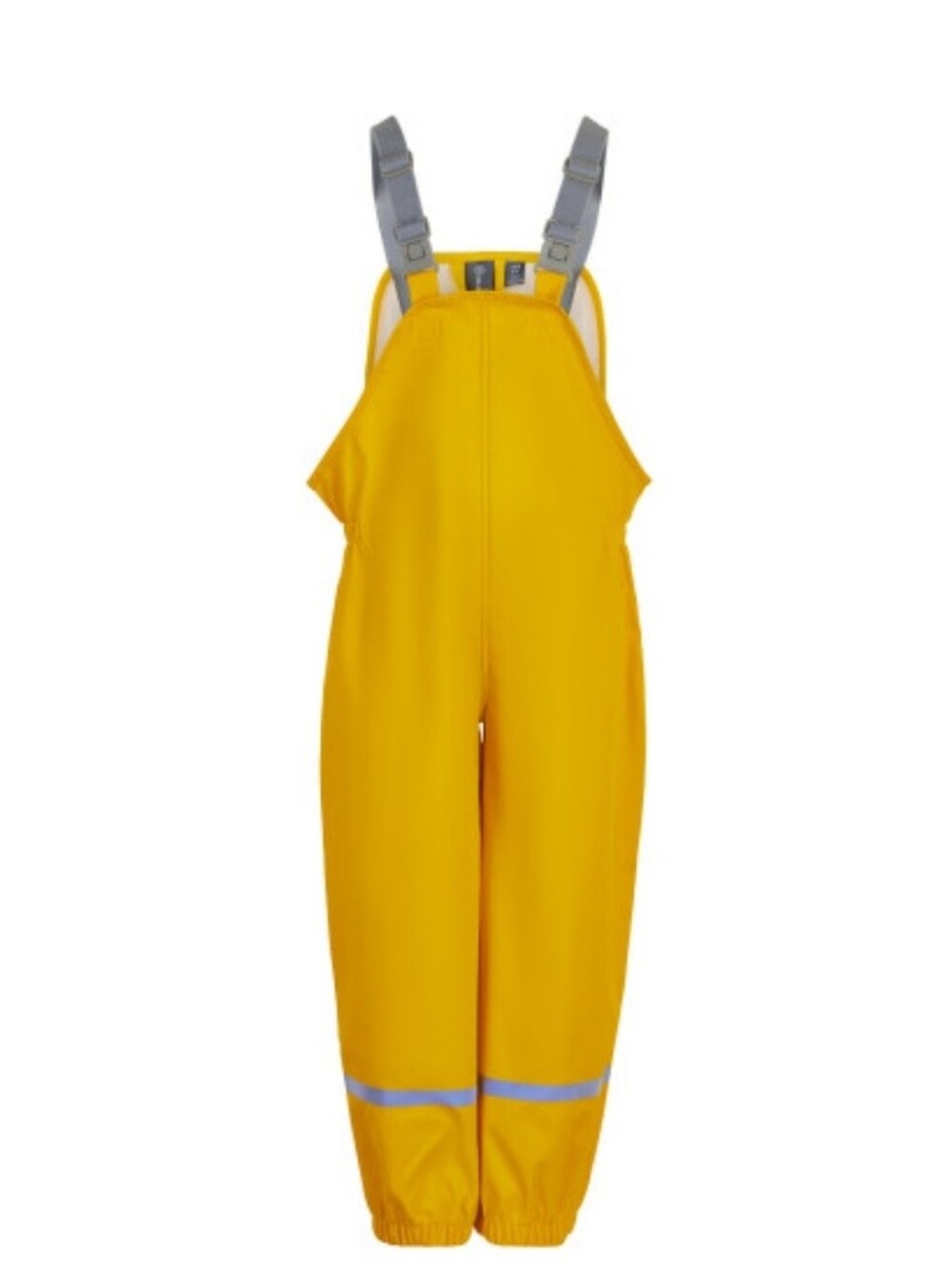 Kids Yellow Reflective Bib Rain Overalls with Adjustable Straps 5y